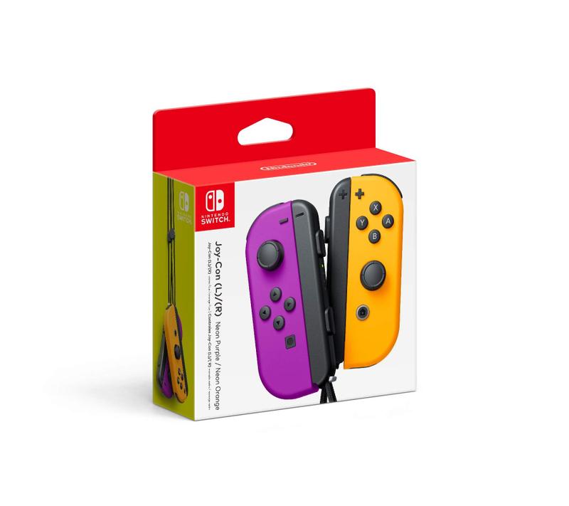 Joy-Con Nintendo Switch Roxo Neon/Laranja Neon - Outros Games